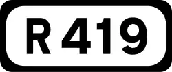 R419 road shield}}