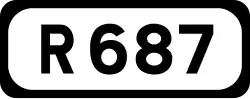 R687 road shield}}
