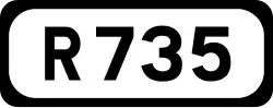 R735 road shield}}