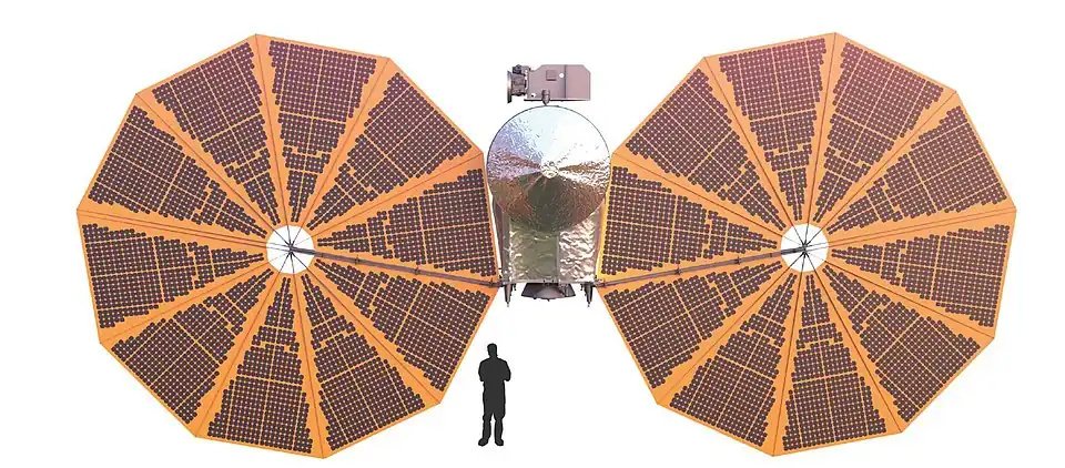 Illustration of the deployed spacecraft