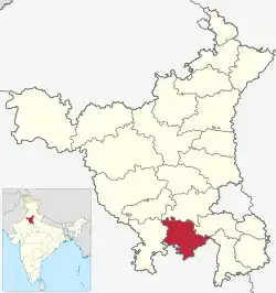Location in Haryana