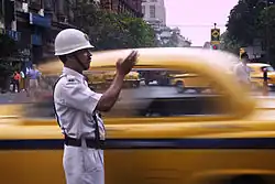 Two mounted-police officers