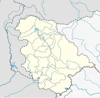 Approximate location where Padri is spoken