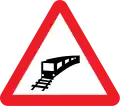 Unguarded railway crossing