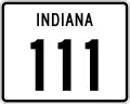 State Road 111 marker
