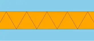 Uniform apeirogonal antiprism