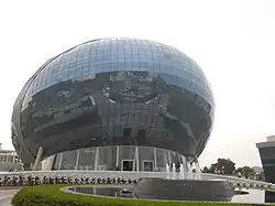 Infosys building in Hinjawadi Rajiv Gandhi Infotech Park, 2007