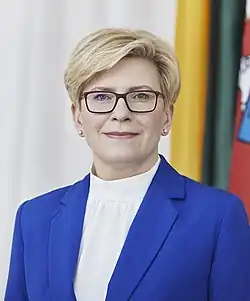 Ingrida Šimonytė Prime Minister of Lithuania (2020–2024)