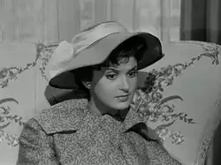 Miss Côte d'Azur 1953 and Miss France 1954 Irène Tunc