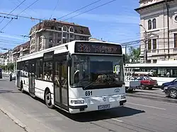 CTPCJ Irisbus Agora in Cluj-Napoca in July&nbsp;2006