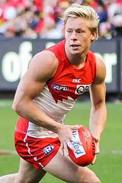 Isaac Heeney in 2017