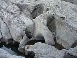 Lunar landscape of 'Jettegryter', Glacial potholes, nearby 'Trolltunga'