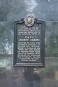 Full view of the Padre Zamora Historical marker