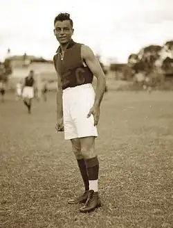 Johnny Lennon playing for Subiaco in 1926