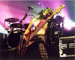 Tanaka performing in 2002