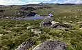 Jagungal Wilderness Area, with Mt Jagungal visible in the distance, beyond the Geehi River.