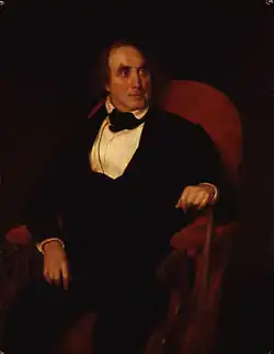 James Sheridan Knowles by Wilhelm Trautschold, 1849
