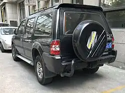 JMC Baowei facelift rear
