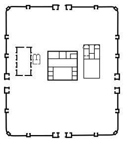 The plan of the castrum