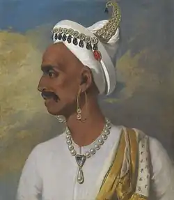 Portrait of Nana Fadnavis, 1778