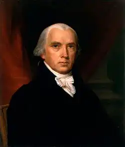 Portrait of James Madison by John Vanderlyn, 1816