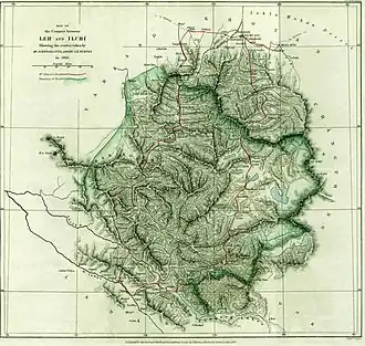 Map including Kiriá (1865)