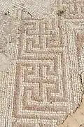 Tell Mar Elias, mosaic with swastikas