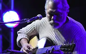 Kaukonen performing in 2009