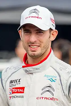 José María López at a World Touring Car Championship race in 2014