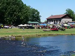 Fourth of July, with the Jump River town hall at back right.