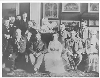 Lord Brassey and his wife entertaining King Kalākaua of Hawaii, 1881