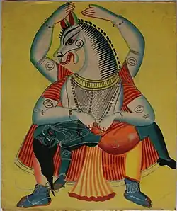 Narasimha, one of the ten avatars of Vishnu.