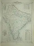 A post 1857 map by John Tallis focused on the events of the Rebellion. The author spells Kalyan as "KALYAN LANJA"/"Calliannee".