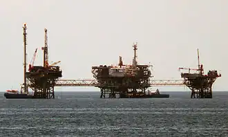 Prinos oil field near Kavala