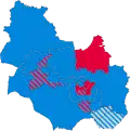2003 results map