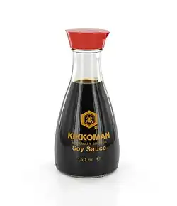 Kikkoman soy sauce bottle