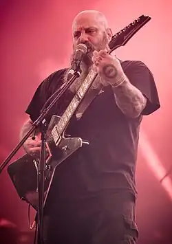 Windstein performing with Crowbar in 2017