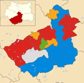 2018 results map