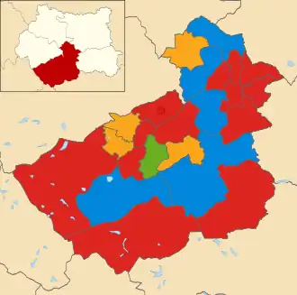 2023 results map