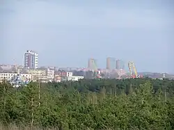 The BIG2 building complex can be seen in the distance to the right.