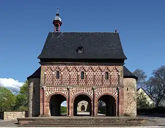 Lorsch Abbey gatehouse, Lorsch, unknown architect c. 800[154]