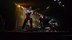 Knuckle Puck performing live in 2023.