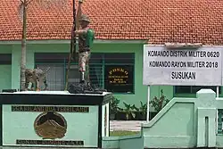 The 2018 Susukan Military Sector Command (Koramil 2018) in Cirebon Regency, under Kodim 0620
