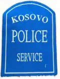 Former emblem of the Kosovo Police Service[25]