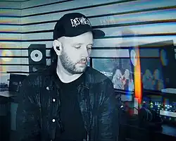 Strandberg in his studio