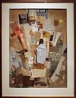 Schwitters, untitled, early 1940s, collage