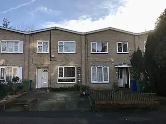 A pair of LCC cottages on Kingswood Estate, England, built c. 1950s