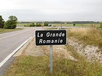 The road into La Grande Romanie