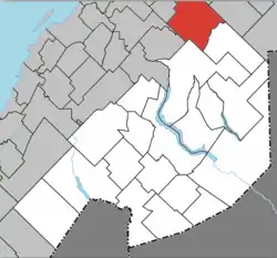 Location within Témiscouata RCM