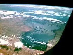 Lake Chad as seen from Apollo 7